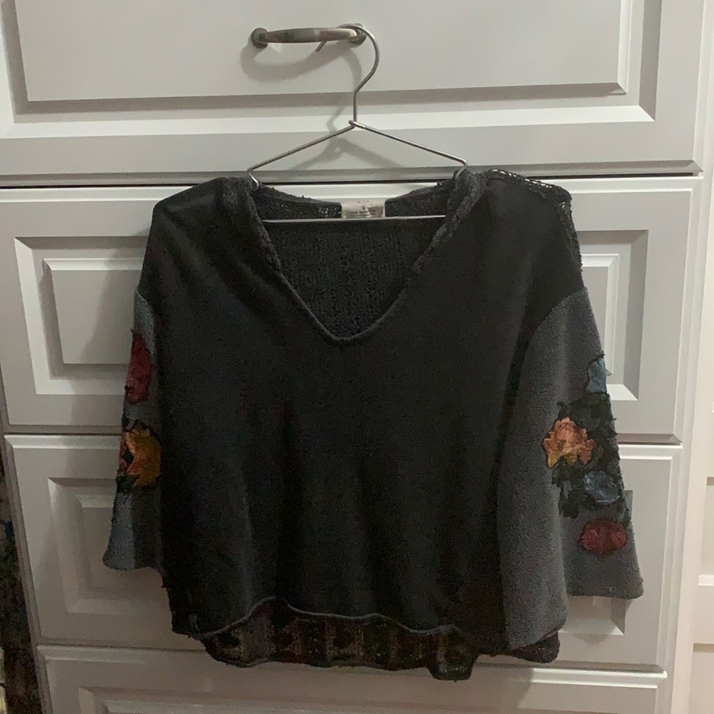 Embroidered Floral Top